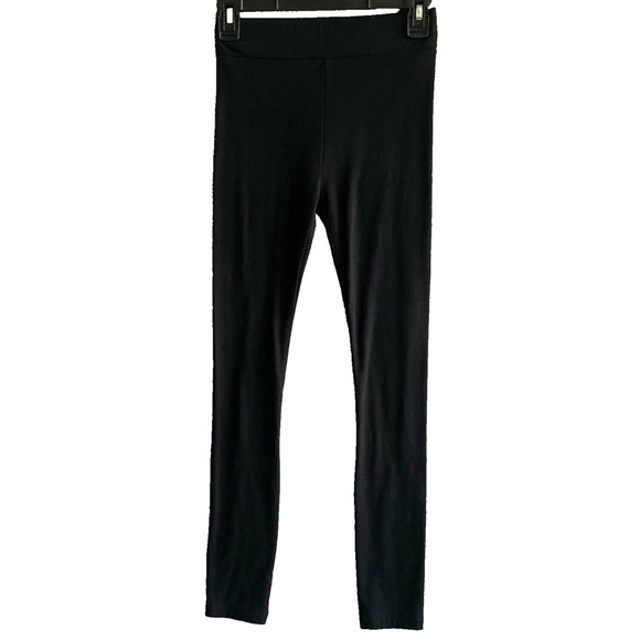 Lou & Grey Black Opaque Mid Rise Leggings Regular Size XS Tag-less - Picture 1 of 5
